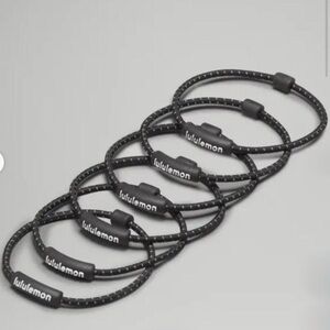 Lululemon Wordmark Hair Ties 6pack *NWT